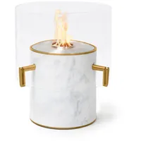 EcoSmart PILLAR 3L [Design Ethanol Kamin]: Marble white