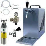 BieTal Bierzapfanlage Bierkühler BieTal® Bier Zapfanlage 30 Liter/h - SET Typ S Korb 2 Kg CO2