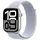 Apple Watch Series 10 GPS + Cellular 46 mm Aluminiumgehäuse silber Sport Loop Blaue Wolke