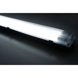McShine LED Feuchtraumleuchte Kunststoff 150 cm 2x2.400 lm grau