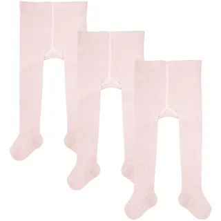CAMANO Strumpfhose "3er Pack", Jungen, Gr. 62/68, rosa (rosé), 75% Baumwolle, 22% Polyamid, 3% Elasthan, Strumpfhosen Strumpfhose