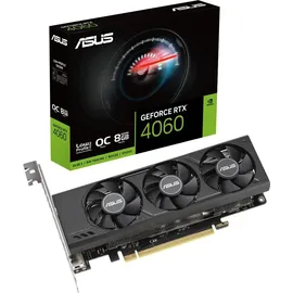 Asus GeForce RTX 4060 LP BRK OC Edition 8 GB GDDR6 - Schwarz/Silber