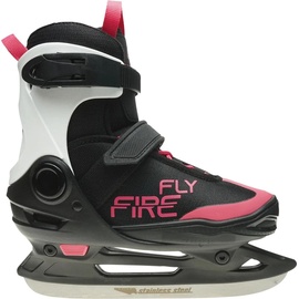 FIREFLY Unisex Jugend Alpha Soft III Eishockeyschuhe, Black/White/Pink, 33
