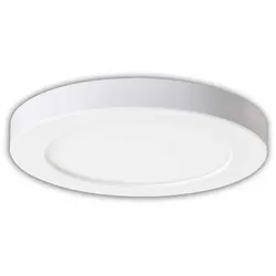 NÄVE LED-Deckenleuchte »Bonus«, ∅xH: 17 x 3,5 cm, Metall/Kunststoff - weiss