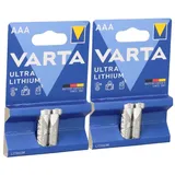 Varta 2x Varta Professional Lithium Micro Batterie 2er Blister AAA