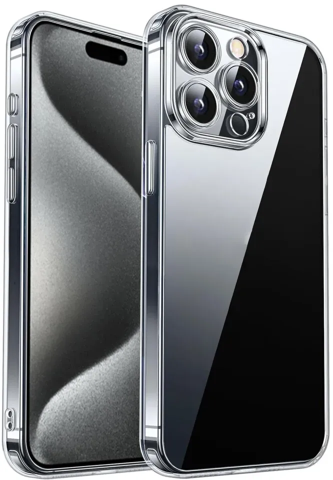 Schutzhülle für iPhone 14 Pro Kamera Case Panzerhülle Handyhülle Cover Tasche Transparent Smartphone Bumper