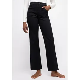 Angels Jeans Lara mit weitem Bein in Schwarz-D36 / L28