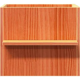 vidaXL Katzenhaus Wachsbraun 51x35x30 cm Massivholz Kiefer