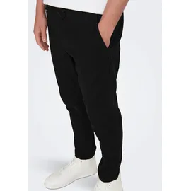 Only & Sons ONSLINUS CROP LIN PNT NOOS« mit Leinen, schwarz