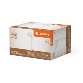 LEDVANCE Decor Lotusblatt-Stehleuchte E27 DIM Weiß