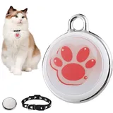 Gobesty Mini GPS Katzentracker Hundetracker Haustier Tracker für Katzen Hund Tracker ohne monatliche Gebühren Echtzeit Standortverfolgung Wasserdicht Katze Tracker GPS Halsband für Haustiere