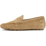 Tommy Hilfiger FLAG SOFT SUEDE DRIVER LOAFER Damen Beige 40