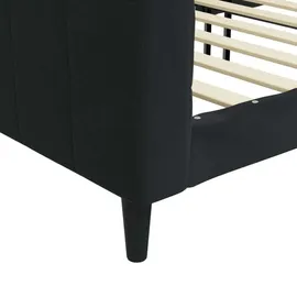 vidaXL Tagesbett 90 x 190 cm Schwarz