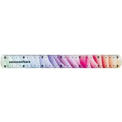 FABER-CASTELL Lineal Rainbow 30,0 cm, Regenbogen