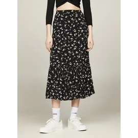 Tommy Jeans A-Linien-Rock »TJW FLORAL RUFFLE MIDI SKIRT EXT«, Gr. S (36), Spring floral) , 55792609-S