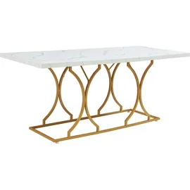 [en.casa] Figa 180 x 80 x 75 cm weiß