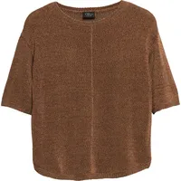 s.Oliver Strickpullover mit Glitzergarn Braun L