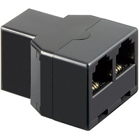 Goobay ISDN T-Adapter - RJ11/RJ14-Buchse (6P4C) > 2x RJ11/RJ14-Buchse