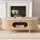Okwish Couchtisch Braun Eiche 100 x 50 x 36 cm