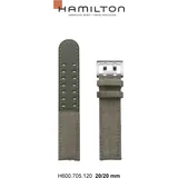 Hamilton Textil Khaki Field Auto Band-set Leinen Grün-20/20 H690.705.120 - grün