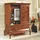 stile elisa TV-Schrank Wand 55 cm x 140 cm x 102 cm Braun Holz