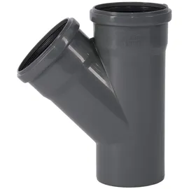Ostendorf Einfachabzweiger DN 110/110 45 Grad Grau
