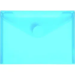 FolderSys PP-Umschlag A6quer blau transparent