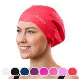 Limmys Schwimmkappe für Erwachsene – 100 % Silikon Kinder-Badekappen für Männer und Frauen – Premium-Qualität, dehnbare und bequeme Schwimmkappen – erhältlich in verschiedenen attraktiven Farben