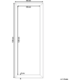 Beliani Wandspiegel Messing