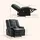 Homcom Massagesessel Fernsehsessel Kunstleder 94 x 99 x 99 cm Schwarz elektrisch