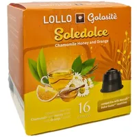 Lollo Golositè Getränkekapseln Soledolce, kompatibel mit Dolce Gusto, 16 Kapseln