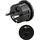 goobay Netzadapter US/Japan, Schwarz - Schutzkontaktstecker (Typ B, NEMA 5-15, 3-polig)