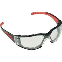 Dedra Schutzbrille + Gesichtsschutz, Okulary ochronne bezbarwne, FT,pianka Eva