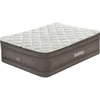BESTWAY Fortech Doppelluftbett mit Reißverschlussbezug & integrierter Elektropumpe 203 x 152 x 51 cm