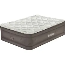 BESTWAY Fortech Doppelluftbett mit Reißverschlussbezug & integrierter Elektropumpe 203 x 152 x 51 cm