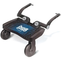 Lascal BuggyBoard Mini, Kinderbuggy Trittbrett mit Stehfläche, Kinderwagen Zubehör für Kinder von 2-6 Jahren (22 kg), kompatibel mit fast jedem Buggy und Kinderwagen, blau