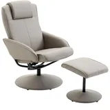 Homcom Relaxsessel Grau 66 x 98 x 77 cm drehbar