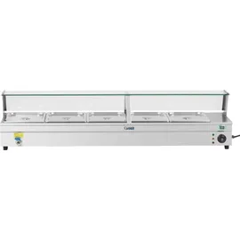 Royal Catering Bain Marie 5 x GN 1/2 Ablasshahn