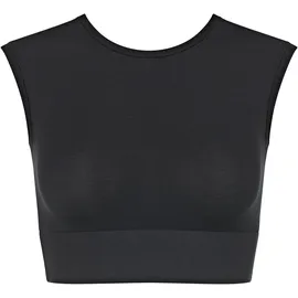 SLOGGI Damen, Sloggi GO Allround Crop Top, Black, One - Einheitsgröße