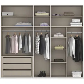Rauch Drehtürenschrank Purisma 251 x 223 x 60 cm Grau