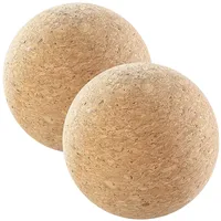 Newgen Medicals Massagebälle Hand: 2er Pack Massage-Ball und Faszien-Trainer zur Selbstmassage, Ø 6,5 cm