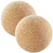 Newgen Medicals Massagebälle Hand: 2er Pack Massage-Ball und Faszien-Trainer zur Selbstmassage, Ø 6,5 cm