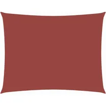 furnicato Sonnensegel Oxford-gewebe Rechteckig 25x45 M Terracotta