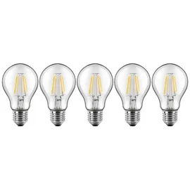 blulaxa® LED Filament Lampe A60 49252 7W E27 810 lm warmweiß 5 St.