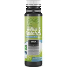 Schöner Wohnen Silikat Vollton- & Abtönfarbe Schwarz matt 0,25 l