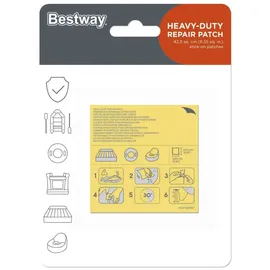 BESTWAY Bestway® Selbstklebende Reparaturflicken 6,5 x 6,5 cm, 10 Stück