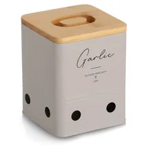 Zeller Vorratsdose GARLIC greige 11,5 x 11,5 x 14,4 cm 1,3 l