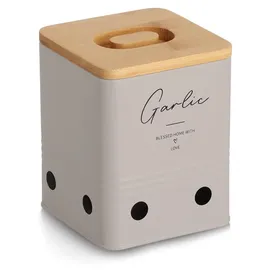 Zeller Vorratsdose GARLIC greige 11,5 x 11,5 x 14,4 cm 1,3 l