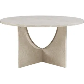 [en.casa] Couchtisch Rindal 80x42 cm Betonoptik, hell