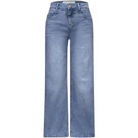 street one studio High Waist Wide Leg Jeans, im Loose Fit Light Blue wash), 29 - 29W / 28L